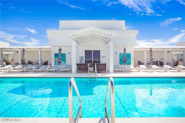 13945 Old Coast Rd Unit 2204, Naples, FL 34110 - community pool with a patio