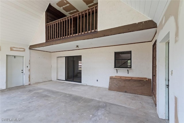 8172 Sanibel Blvd, Fort Myers, FL 33967 - view of patio / terrace with a balcony