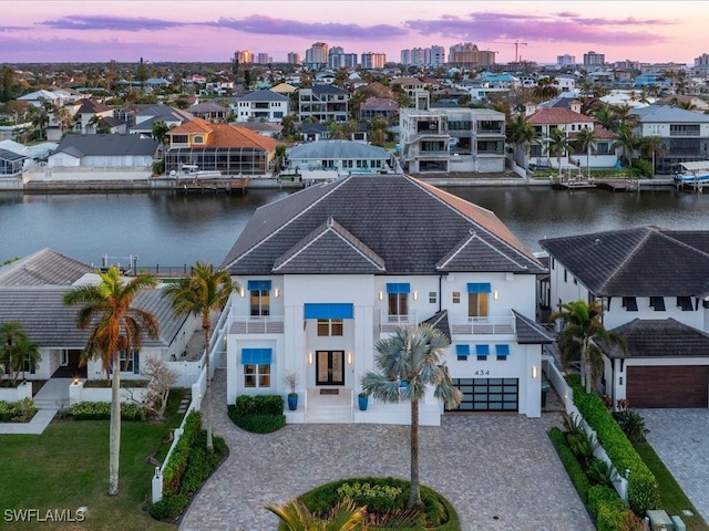 434 Conners Ave, Naples, FL 34108 - aerial perspective of suburban area featuring a nearby body of water