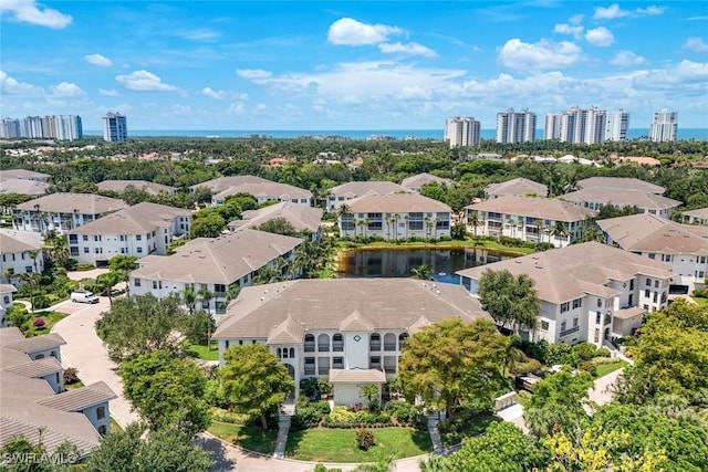 795 Bentwater Cir Unit 202, Naples, FL 34108 - drone / aerial view of a nearby body of water