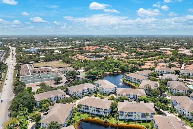 795 Bentwater Cir Unit 202, Naples, FL 34108 - aerial view of residential area featuring a nearby body of water