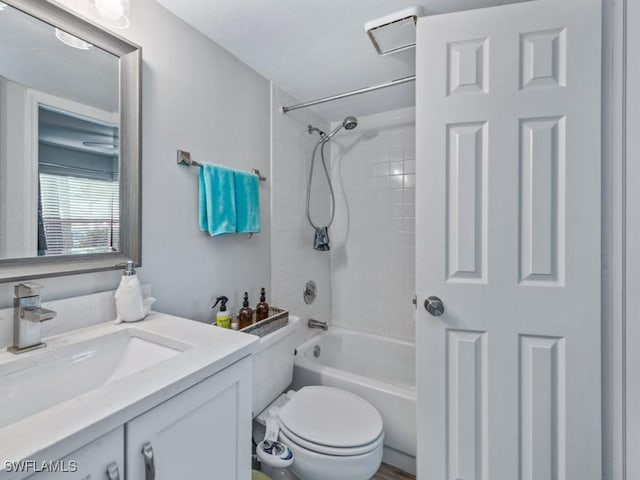 1155 Mainsail Dr Unit 503, Naples, FL 34114 - full bathroom with vanity, bathtub / shower combination, and toilet