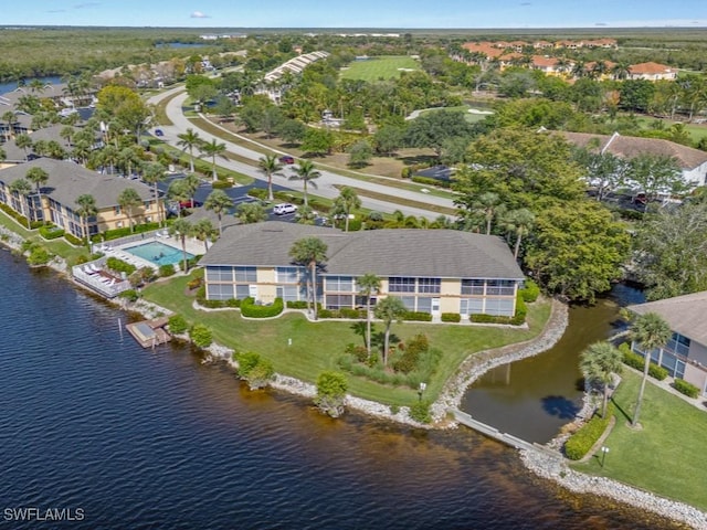 1155 Mainsail Dr Unit 503, Naples, FL 34114 - aerial overview of property's location with a nearby body of water