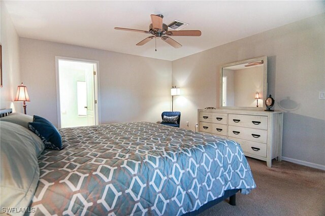 1129 NW 19th Ave, Cape Coral, FL 33993 - carpeted bedroom with ceiling fan and baseboards