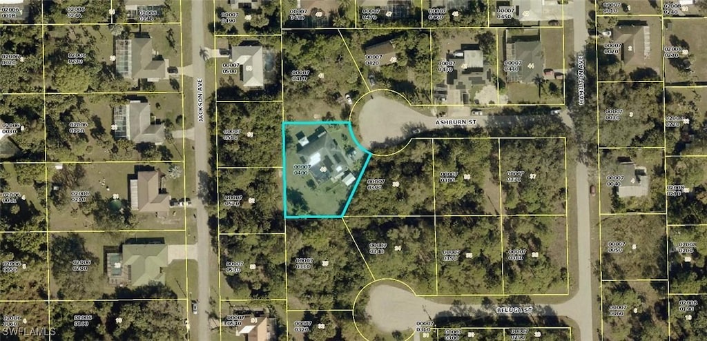 2907 Ashburn St, Lehigh Acres, FL 33972 - map of property location
