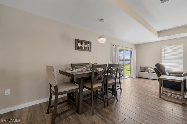 1929 NW 18th St, Cape Coral, FL 33993 - dining area with wood finished floors and baseboards