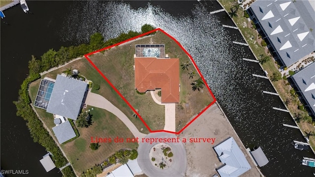 2871 Bracci Dr, Saint James City, FL 33956 - map / location featuring property parcel outlined