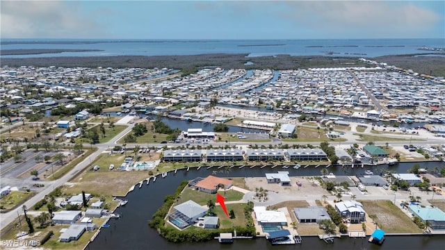 2871 Bracci Dr, Saint James City, FL 33956 - aerial view of property's location featuring a large body of water