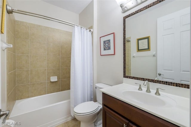 26304 Prince Pierre Way, Bonita Springs, FL 34135 - bathroom with toilet, vanity, and shower / tub combo