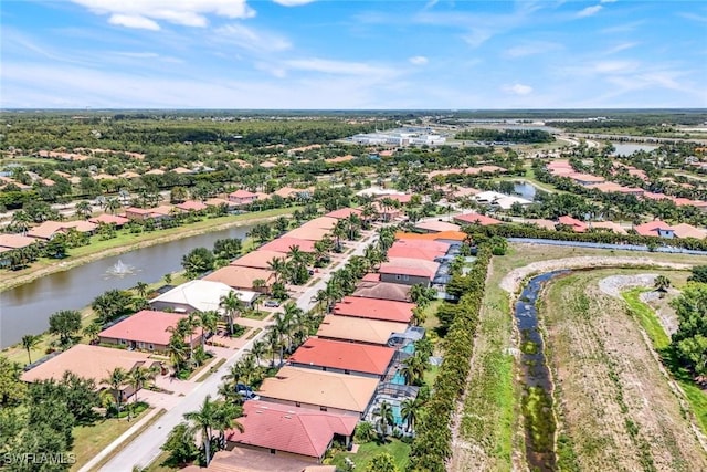 26304 Prince Pierre Way, Bonita Springs, FL 34135 - aerial perspective of suburban area featuring a large body of water