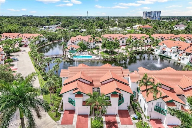 2249 Anchorage Ln Unit B, Naples, FL 34104 - aerial view of residential area with a large body of water