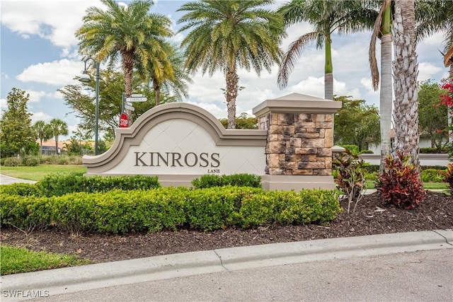 12732 Kinross Ln, Naples, FL 34120 - view of community sign