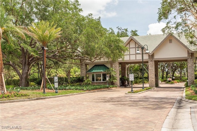 12732 Kinross Ln, Naples, FL 34120 - view of community featuring decorative driveway