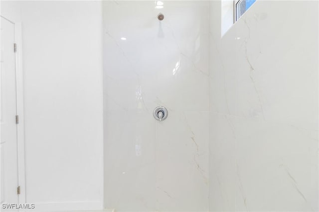3507 41st St SW, Lehigh Acres, FL 33976 - detailed view of a marble finish shower