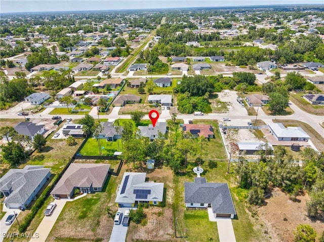 3507 41st St SW, Lehigh Acres, FL 33976 - aerial overview of property's location with nearby suburban area
