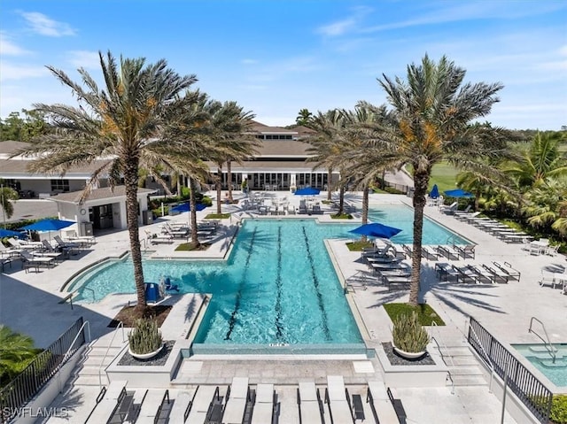 171 Via Napoli, Naples, FL 34105 - community pool featuring a patio area