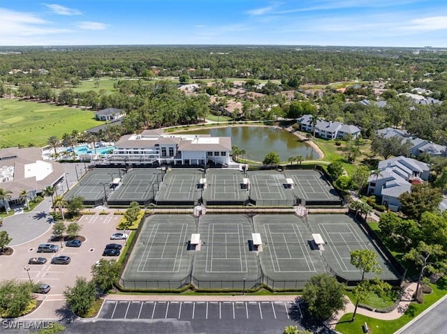 171 Via Napoli, Naples, FL 34105 - aerial perspective of suburban area featuring a nearby body of water and a local golf course