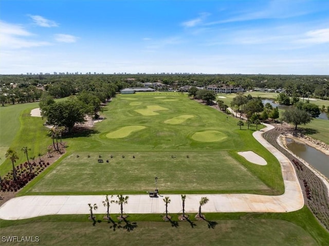 171 Via Napoli, Naples, FL 34105 - aerial overview of property's location with a nearby body of water and a local golf course