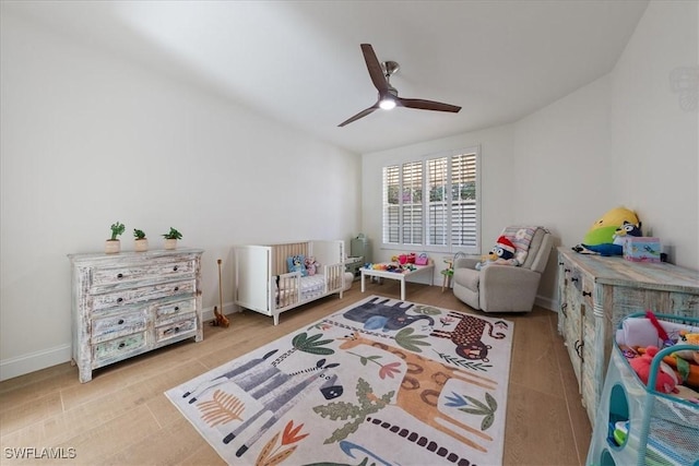 171 Via Napoli, Naples, FL 34105 - bedroom with ceiling fan and baseboards