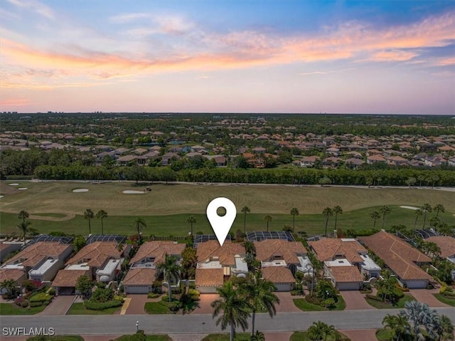 171 Via Napoli, Naples, FL 34105 - aerial view of property's location featuring nearby suburban area and a golf club