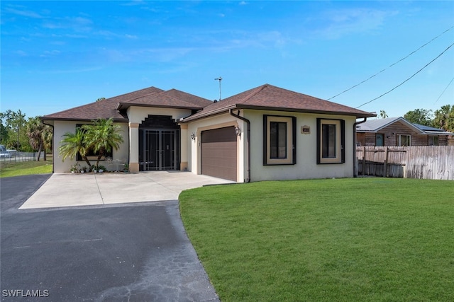 3460 4th Ave NE, Naples, FL 34120 - view of front facade with concrete driveway, stucco siding, an attached garage, and roof with shingles