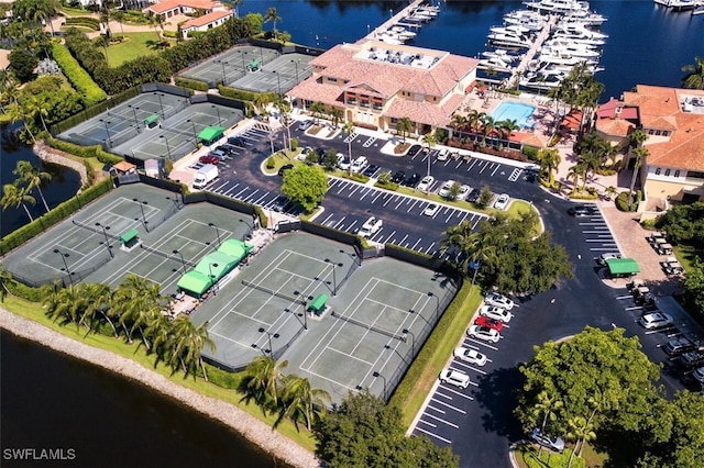 15055 Tamarind Cay Ct Unit 1205, Fort Myers, FL 33908 - aerial view of property and surrounding area featuring a large body of water and numerous boat docks