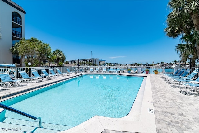 991 N Barfield Dr Unit 110, Marco Island, FL 34145 - community pool featuring a patio