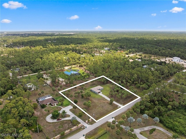 1187 16th Ave NE, Naples, FL 34120 - view of property location featuring a forest and property boundaries highlighted