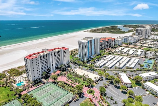 100 N Collier Blvd Unit 1002, Marco Island, FL 34145 - aerial view of extended coastline and apartment complex / building