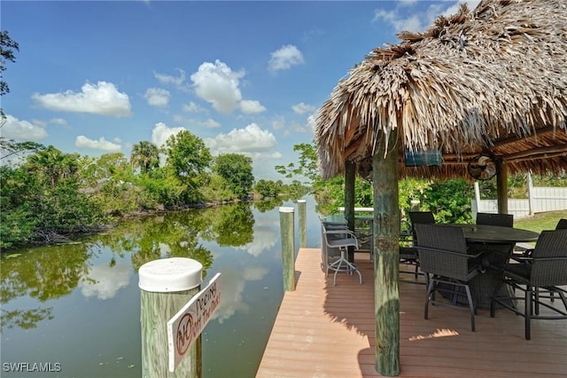 2142 NE 27th Ter, Cape Coral, FL 33909 - dock with a water view