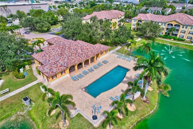 4135 Residence Dr Unit 618, Fort Myers, FL 33901 - aerial overview of property's location with a nearby body of water and a pool area