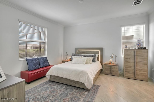 2131 Hamlin St, Naples, FL 34120 - bedroom with ornamental molding and multiple windows
