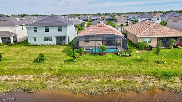2131 Hamlin St, Naples, FL 34120 - aerial view of residential area with a nearby body of water