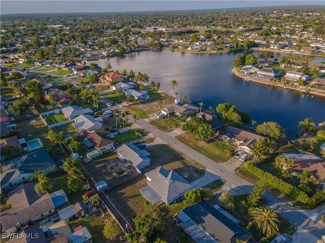 3091 52nd St SW, Naples, FL 34116 - aerial view of property's location with a large body of water and nearby suburban area