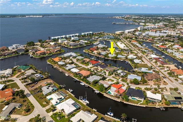 155 Donna Ct, Punta Gorda, FL 33950 - aerial overview of property's location with nearby suburban area and a large body of water