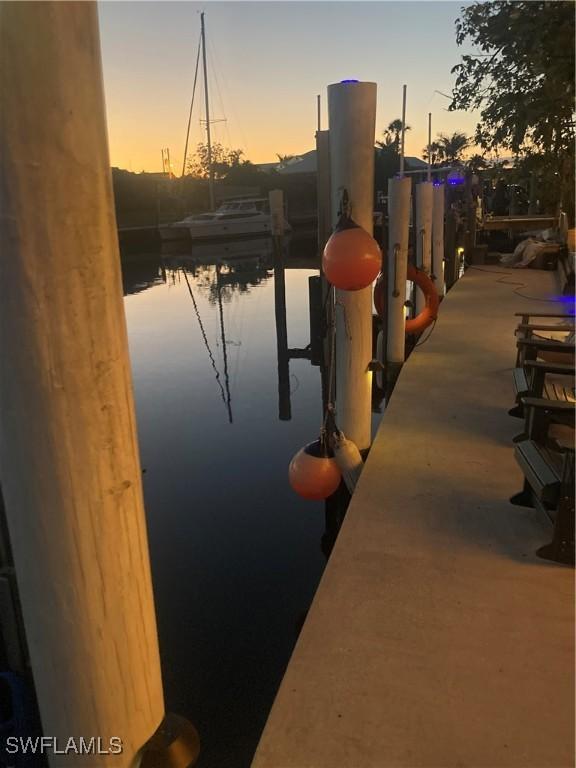 155 Donna Ct, Punta Gorda, FL 33950 - dock area with a water view