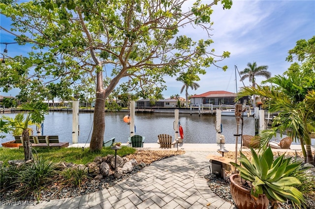 155 Donna Ct, Punta Gorda, FL 33950 - water view with a boat dock