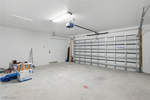2815 45th St W, Lehigh Acres, FL 33971 - garage with a garage door opener