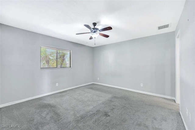 13820 2nd St, Fort Myers, FL 33905 - carpeted spare room featuring a ceiling fan and baseboards