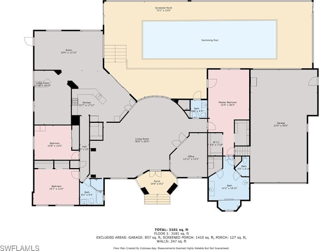 4409 Crews Ct, Port Charlotte, FL 33952 - floor plan / room layout