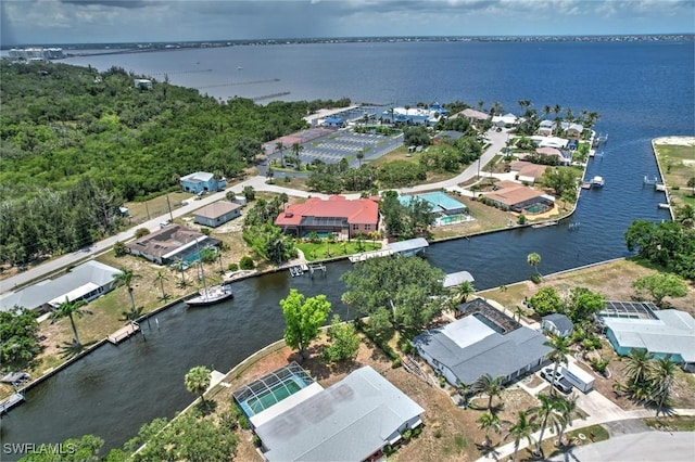 4409 Crews Ct, Port Charlotte, FL 33952 - aerial view of residential area featuring a large body of water