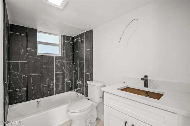 2316 Bayside St, Naples, FL 34112 - full bath featuring vanity, shower / bathtub combination, and toilet