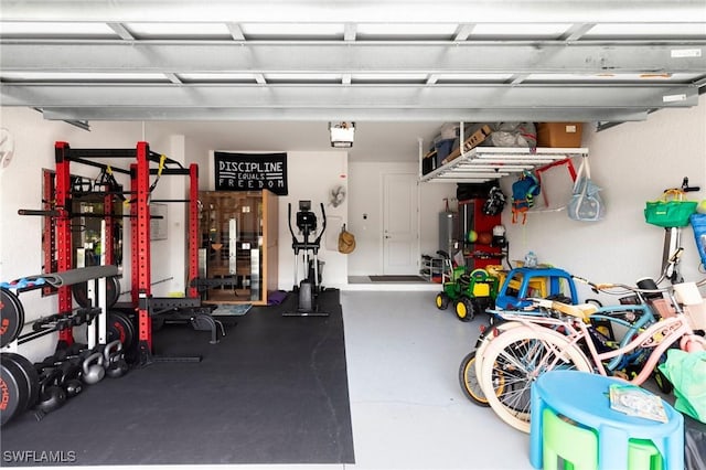 7619 Morgan Way, Naples, FL 34119 - garage featuring a garage door opener