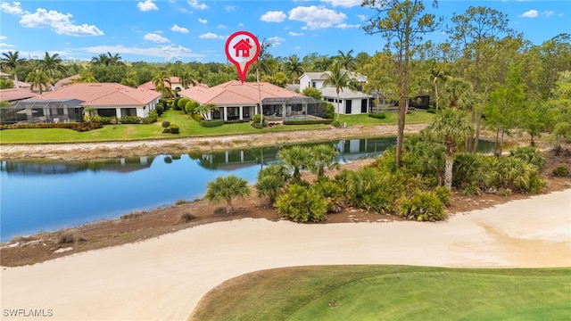 14500 Marsala Way, Naples, FL 34109 - water view with nearby suburban area
