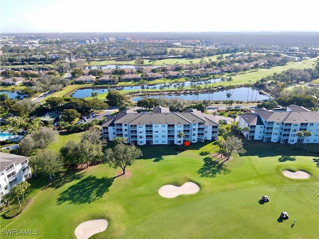 10350 Washingtonia Palm Way Unit 4213, Fort Myers, FL 33966 - aerial view of apartment complex, a local golf course, and a nearby body of water