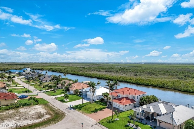 1128 NW 43rd Ave, Cape Coral, FL 33993 - aerial view of residential area featuring a nearby body of water and a forest