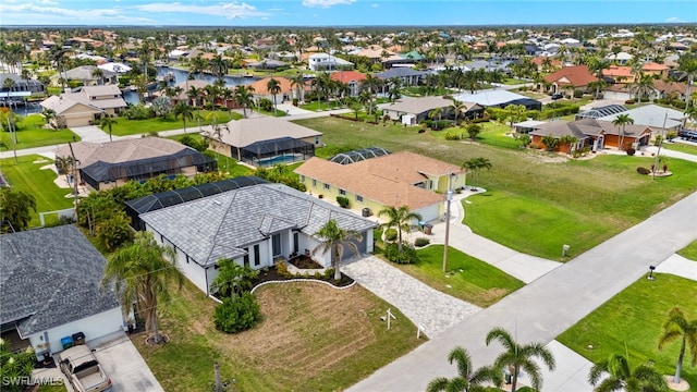 2110 SW 52nd Ter, Cape Coral, FL 33914 - aerial view of residential area featuring a nearby body of water