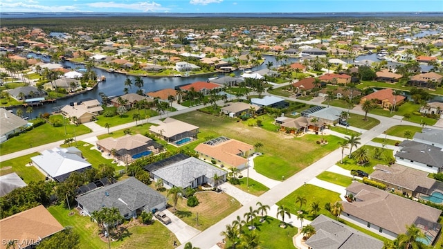 2110 SW 52nd Ter, Cape Coral, FL 33914 - aerial view of residential area featuring a large body of water