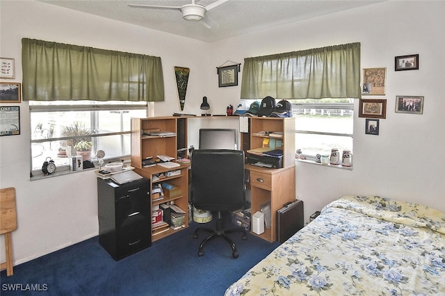 19006 Flamingo Rd, Fort Myers, FL 33967 - bedroom with an office area and carpet floors