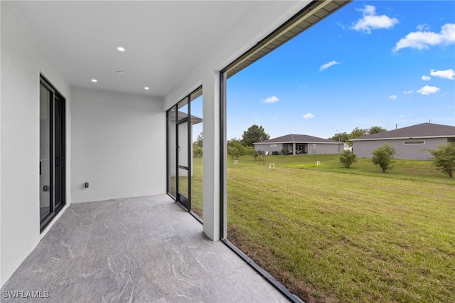 2513 13th St SW, Lehigh Acres, FL 33976 - view of unfurnished sunroom